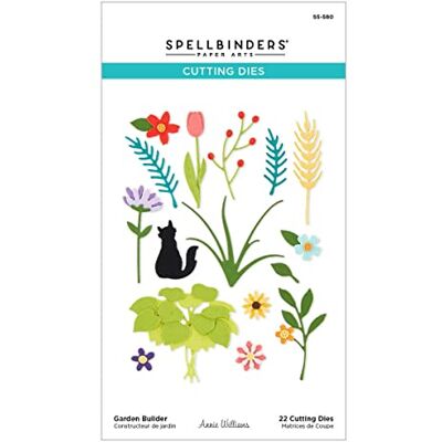 Spellbinders Builder Troqueles grabados de la colección Country Garden de Annie Williams, metal, uno Spellbinders Builder Troqueles grabados de la colección Country Garden de Annie Williams, metal, uno