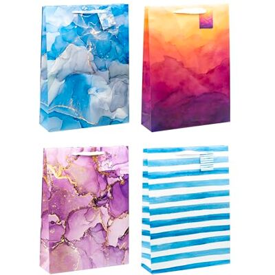 TSI Art Design Bolsas de regalo XXL, 12 unidades, 44 x 33 x 10 cm TSI Art Design Bolsas de regalo XXL, 12 unidades, 44 x 33 x 10 cm