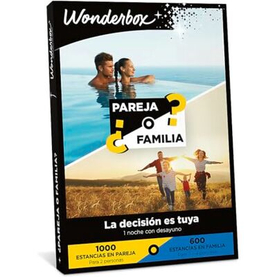 WONDERBOX Caja Regalo ¿Pareja o Familia? para 2 a 4 Personas WONDERBOX Caja Regalo ¿Pareja o Familia? para 2 a 4 Personas