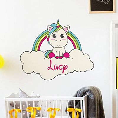 Ambiance Sticker Pegatinas Personalizadas con Nombre Personalizado, 2 láminas de 30 x 35 cm y 40 x 25 cm Ambiance Sticker Pegatinas Personalizadas con Nombre Personalizado, 2 láminas de 30 x 35 cm y 40 x 25 cm