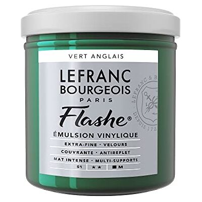 Lefranc Bourgeois LB ACRILICO FLASHE 125ML VERDE INGLÉS Lefranc Bourgeois LB ACRILICO FLASHE 125ML VERDE INGLÉS