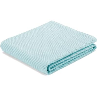 ECOMMERC3 Tejido Gofrado Waffle 100% Algodón 400x150 cm Color Mint Tela para Costura Decoración y DIY Fabricado en España ECOMMERC3 Tejido Gofrado Waffle 100% Algodón 400x150 cm Color Mint Tela para Costura Decoración y DIY Fabricado en España