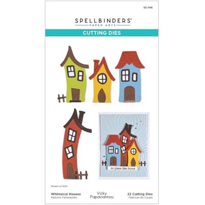 Spellbinders Whimsical Houses Troqueles grabados por Vicky Papaioannou Spellbinders Whimsical Houses Troqueles grabados por Vicky Papaioannou