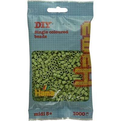 Hama Bolsa de perlas Aprox. 1000 cuentas midi fusibles para manualidades y mosaicos Perlas de fusión para niños creativos 5+ Juego de arte y decoración Matcha Hama Bolsa de perlas Aprox. 1000 cuentas midi fusibles para manualidades y mosaicos Perlas de fusión para niños creativos 5+ Juego de arte y decoración Matcha