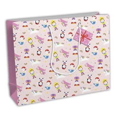 Eurowrap Clairefontaine – Juego de 6 bolsas de regalo Excellia – Formato de compras, 37,3 x 11,8 x 27,5 cm, 210 g, diseño de estrellas blancas sobre fondo rosa, ideal para: juegos de mesa, Eurowrap Clairefontaine – Juego de 6 bolsas de regalo Excellia – Formato de compras, 37,3 x 11,8 x 27,5 cm, 210 g, diseño de estrellas blancas sobre fondo rosa, ideal para: juegos de mesa,