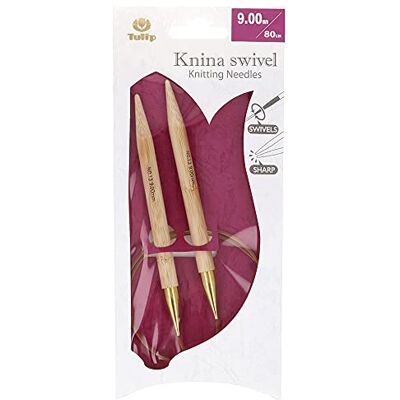 Tulip Knina Swivel Agujas Circulares 80 cm 9.00 mm 1 Unidad Tulip Knina Swivel Agujas Circulares 80 cm 9.00 mm 1 Unidad