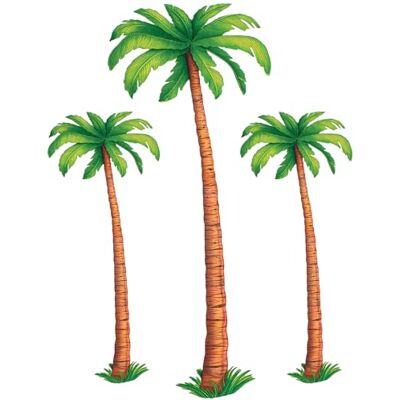 Beistle 3 Piezas de 4 pies y 6 pies de Palmera articulada Decoraciones de cartulina Recortes de Papel para decoración de Fiesta Hawaiana Tropical temática Luau, marrón/Verde Beistle 3 Piezas de 4 pies y 6 pies de Palmera articulada Decoraciones de cartulina Recortes de Papel para decoración de Fiesta Hawaiana Tropical temática Luau, marrón/Verde