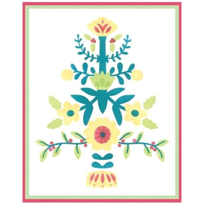 Sizzix Catherine Pooler Plantillas en capas tamaño A6, diseño de árbol folclórico Sizzix Catherine Pooler Plantillas en capas tamaño A6, diseño de árbol folclórico