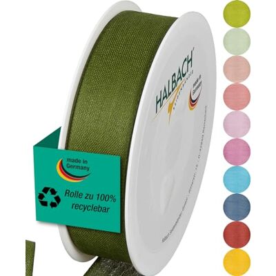 Halbach Seidenbänder Cinta de regalo Ancho 25 mm Longitud 25 m Cinta de lazo fabricada en Alemania Cintas de regalo en variedad de colores y anchos, perfecta para envolver y decorar, color: Halbach Seidenbänder Cinta de regalo Ancho 25 mm Longitud 25 m Cinta de lazo fabricada en Alemania Cintas de regalo en variedad de colores y anchos, perfecta para envolver y decorar, color: