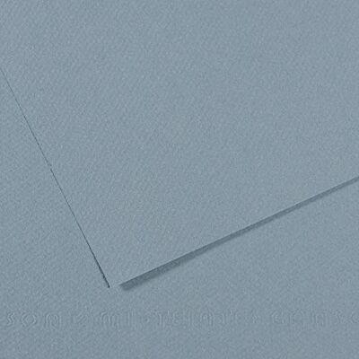 Canson Mi-Teintes Papel de Color de Pulpa Teñida, 160 g/m2, Azul (Light Blue 490), 21x29,27, Pack de 25 Canson Mi-Teintes Papel de Color de Pulpa Teñida, 160 g/m2, Azul (Light Blue 490), 21x29,27, Pack de 25