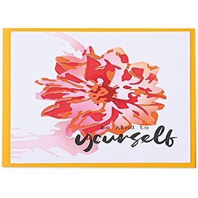 Plantilla de flores superponible Sizzix - Estencil Plantilla de flores superponible Sizzix - Estencil