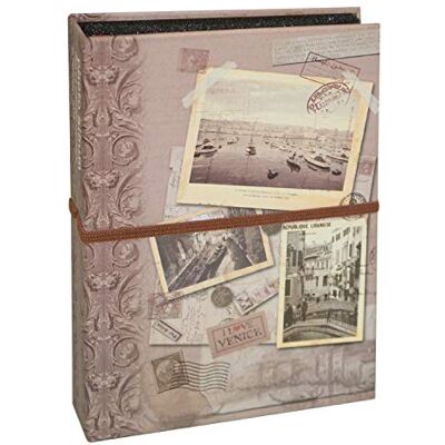 Ursus Álbum de fotos Venecia estilo leporeloso para personalizar, con pegatinas y esquinas de fotos, multicolor, tamaño único Ursus Álbum de fotos Venecia estilo leporeloso para personalizar, con pegatinas y esquinas de fotos, multicolor, tamaño único