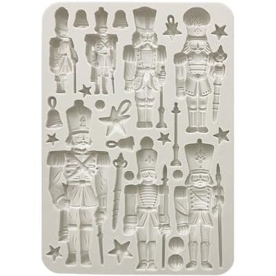 Molde de silicona Cascanueces de Stamperia - Soldados Molde de silicona Cascanueces de Stamperia - Soldados