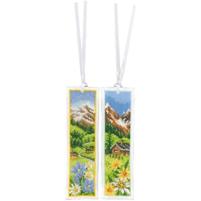 Vervaco Kit Bordado Punto De Cruz Contado Marcapáginas Manualidades juego de 2 PRADERA ALPINA Set Completo De Bordado Para Principiantes Regalo Para Amante De Libros ca. 6 x 20 cm Cross Stitch Vervaco Kit Bordado Punto De Cruz Contado Marcapáginas Manualidades juego de 2 PRADERA ALPINA Set Completo De Bordado Para Principiantes Regalo Para Amante De Libros ca. 6 x 20 cm Cross Stitch