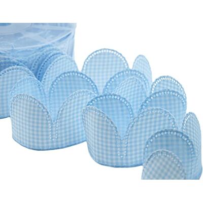 Furlanis Cinta para peladillas (90 unidades de 5 pétalos), Tafetán, Bamby azul, 15x15x7 cm Furlanis Cinta para peladillas (90 unidades de 5 pétalos), Tafetán, Bamby azul, 15x15x7 cm