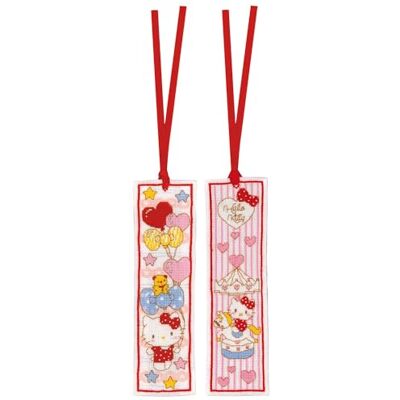 Vervaco Kit Bordado Punto De Cruz Contado Marcapáginas Manualidades juego de 2 HELLO KITTY CORAZÓN GARABATO Set Completo De Bordado Para Principiantes Regalo Para Amante De Libros ca. 6 x 20 cm Vervaco Kit Bordado Punto De Cruz Contado Marcapáginas Manualidades juego de 2 HELLO KITTY CORAZÓN GARABATO Set Completo De Bordado Para Principiantes Regalo Para Amante De Libros ca. 6 x 20 cm