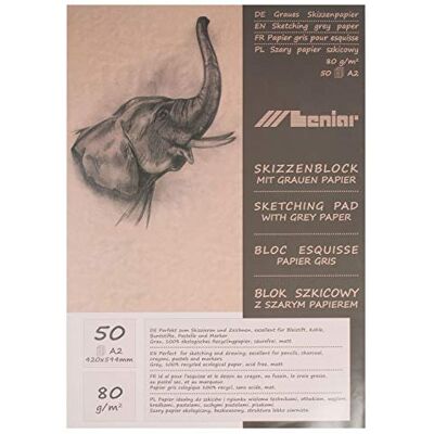 Marca Modelo Cuaderno de Bocetos Gris - Cuaderno de bocetos Marca Modelo Cuaderno de Bocetos Gris - Cuaderno de bocetos