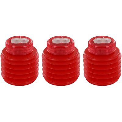 KUM Sacapuntas con depósito Softie 442 M2, rojo, paquete de 3 KUM Sacapuntas con depósito Softie 442 M2, rojo, paquete de 3