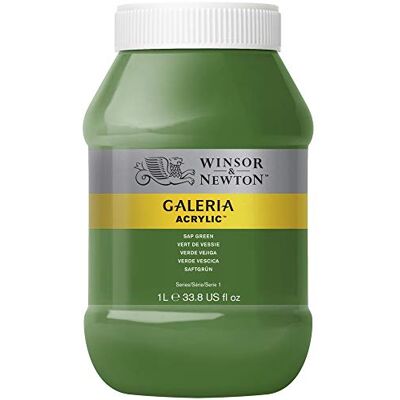 Winsor & Newton acrílico Galeria bote de 1L verde de vejiga Winsor & Newton acrílico Galeria bote de 1L verde de vejiga