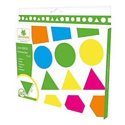Sycomore DARPEJE Maxi Pegatinas Fluo Faujas (), multicolor (1) , color/modelo surtido Sycomore DARPEJE Maxi Pegatinas Fluo Faujas (), multicolor (1) , color/modelo surtido