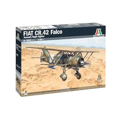 Italeri 1:48 FIAT CR.42 Falco Caza/Caza Nocturno Modelismo, Kit, modelismo estático, Manualidades, Hobby, Pegamento, Kit de plástico, Kit Militar Italeri 1:48 FIAT CR.42 Falco Caza/Caza Nocturno Modelismo, Kit, modelismo estático, Manualidades, Hobby, Pegamento, Kit de plástico, Kit Militar