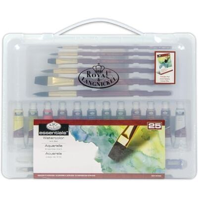 Royal & Langnickel Essentials Juego de acuarelas (estuche transparente, tamaño grande) Royal & Langnickel Essentials Juego de acuarelas (estuche transparente, tamaño grande)