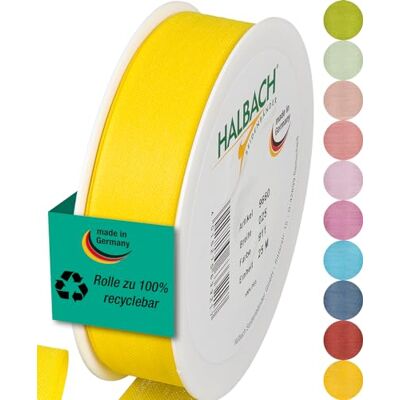 Halbach Seidenbänder Cinta de regalo Ancho 25 mm Longitud 25 m Cinta de lazo fabricada en Alemania Cintas de regalo en variedad de colores y anchos, perfecta para envolver y decorar, color: Halbach Seidenbänder Cinta de regalo Ancho 25 mm Longitud 25 m Cinta de lazo fabricada en Alemania Cintas de regalo en variedad de colores y anchos, perfecta para envolver y decorar, color: