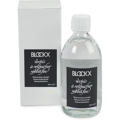 Honsell Blockx-Barniz retoques (500 ml, incoloro, Brillante, Secado rápido, protección Temporal y revitalizante), Monocolor Honsell Blockx-Barniz retoques (500 ml, incoloro, Brillante, Secado rápido, protección Temporal y revitalizante), Monocolor