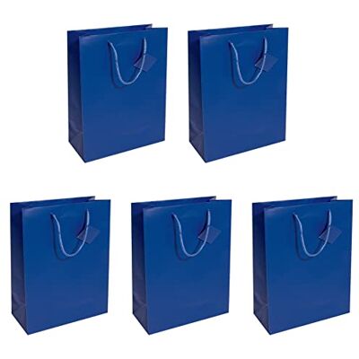 SIGEL Bolsas de Regalo Azules 26x33cm - Bolsas de Regalo SIGEL Bolsas de Regalo Azules 26x33cm - Bolsas de Regalo