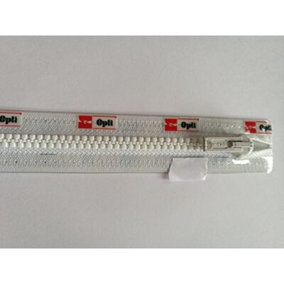OPTI Cremallera, Poliéster, 00009 Blanco, 75 cm OPTI Cremallera, Poliéster, 00009 Blanco, 75 cm