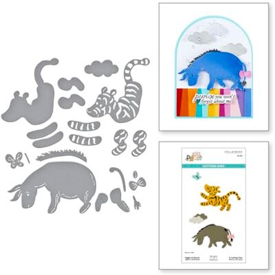 Spellbinders Troqueles grabados Tigger & Eeyore de la colección Say Cheese Classic Pooh en colaboración con Simple Stories Spellbinders Troqueles grabados Tigger & Eeyore de la colección Say Cheese Classic Pooh en colaboración con Simple Stories