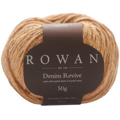 Rowan Denim Revive Sand 95% algodón 5% otras fibras hilo – 50 g Rowan Denim Revive Sand 95% algodón 5% otras fibras hilo – 50 g