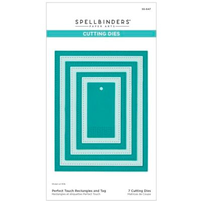 Spellbinders Troqueles Grabados de Happy Hour Touch, Rectángulos y Etiqueta de Tacto Perfecto, tamaño único Spellbinders Troqueles Grabados de Happy Hour Touch, Rectángulos y Etiqueta de Tacto Perfecto, tamaño único