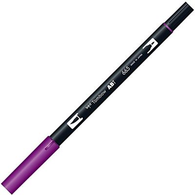 Tombow Abt665 - Violeta Punta Fina y Ancho - Materiales de Arte Tombow Abt665 - Violeta Punta Fina y Ancho - Materiales de Arte