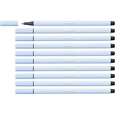 STABILO rotulador premium Pen 68 pack de 10, azul cobalto claro STABILO rotulador premium Pen 68 pack de 10, azul cobalto claro