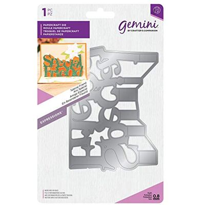 Crafter's Companion Gemini Troquel Expresiones Estallar Hacia Fuera Amigo Especial-Special Friend, One Colour, Un tamaño Crafter's Companion Gemini Troquel Expresiones Estallar Hacia Fuera Amigo Especial-Special Friend, One Colour, Un tamaño