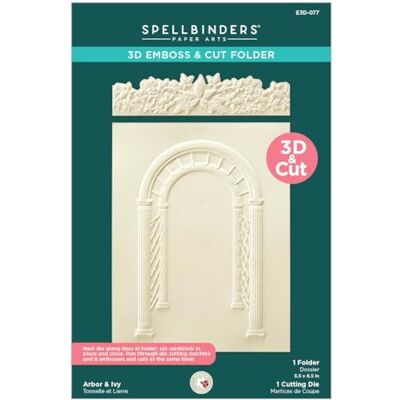 Spellbinders Relieve y corte 3D, uno Spellbinders Relieve y corte 3D, uno