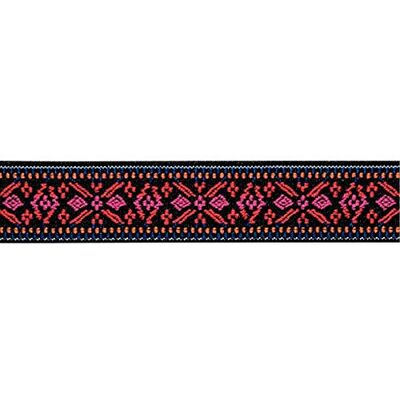 Prym Diseño de Flores Rojas y Rosas, elástico, 25 mm, 7 m, Mezcla de poliéster, Multicolor, 15 x 15 x 3 cm Prym Diseño de Flores Rojas y Rosas, elástico, 25 mm, 7 m, Mezcla de poliéster, Multicolor, 15 x 15 x 3 cm