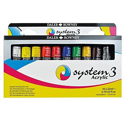 Daler Rowney System 3 Original Colores Acrílicos Introduction Set 10x22 ml Daler Rowney System 3 Original Colores Acrílicos Introduction Set 10x22 ml