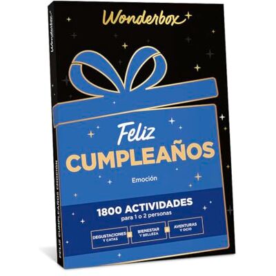 WONDERBOX Caja regalo ¡Feliz cumpleaños! emoción WONDERBOX Caja regalo ¡Feliz cumpleaños! emoción