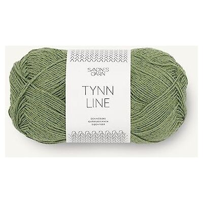 Sandnes Garn Tynn Line 220 m Col. 9062 Olivengronn 50 g Sandnes Garn Tynn Line 220 m Col. 9062 Olivengronn 50 g