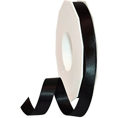 Morex Cinta de Doble Cara (satén), Negro, 5/8 Inch by 50 Yards Morex Cinta de Doble Cara (satén), Negro, 5/8 Inch by 50 Yards