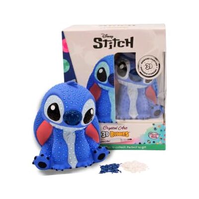 – Figura 3D Disney Stitch para Decorar con Strass – Kit Creativo Diamond Art con Pedrería Brillante – Figura para Crear y Exponer – Niños y Adultos – Desde 8 Años – Figura 3D Disney Stitch para Decorar con Strass – Kit Creativo Diamond Art con Pedrería Brillante – Figura para Crear y Exponer – Niños y Adultos – Desde 8 Años