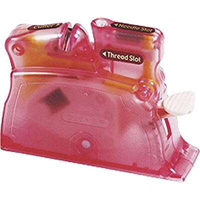 Clover Enhebrador de Mesa, Rosa, 14.6x11x2.8 cm Clover Enhebrador de Mesa, Rosa, 14.6x11x2.8 cm