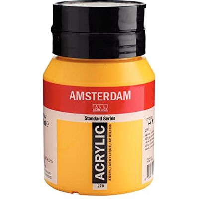 Amsterdam Standard Series Colores Acrílicos Bote 500 ml Amarillo Azo Oscuro 270 (17722702) Amsterdam Standard Series Colores Acrílicos Bote 500 ml Amarillo Azo Oscuro 270 (17722702)