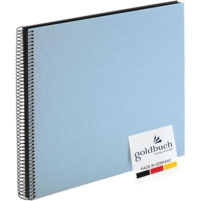 Goldbuch 25529 Bella Vista 35x30cm azul cielo páginas negras - Álbum de fotos Goldbuch 25529 Bella Vista 35x30cm azul cielo páginas negras - Álbum de fotos
