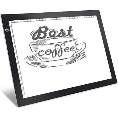 BATHWA Caja de luz de calco LED A3 con alimentación USB 46x33,5 cm Almohadilla de luz de calco LED para artistas que dibujan bocetos tatuajes animación pintura de diamantes BATHWA Caja de luz de calco LED A3 con alimentación USB 46x33,5 cm Almohadilla de luz de calco LED para artistas que dibujan bocetos tatuajes animación pintura de diamantes