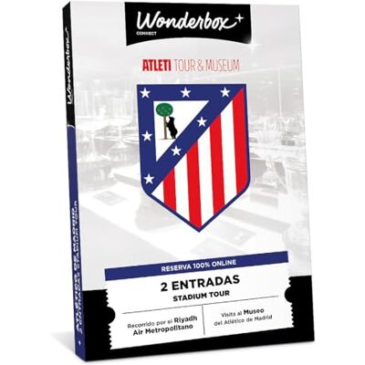 WONDERBOX Connect Caja Regalo Atlético de Madrid Museo + Tour 2 pers. WONDERBOX Connect Caja Regalo Atlético de Madrid Museo + Tour 2 pers.