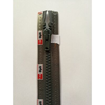 OPTI Cremallera, Poliéster, 00002Gris, 80 cm OPTI Cremallera, Poliéster, 00002Gris, 80 cm