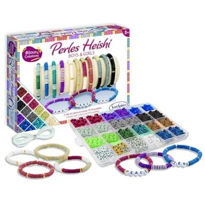 Sentosphère Sentosfera Perlas Heishi Boys & Girls Caja creativa para niños a partir de 8 años Crea alrededor de 14 pulseras con más de 1600 cuentas y letras personalizadas Sentosphère Sentosfera Perlas Heishi Boys & Girls Caja creativa para niños a partir de 8 años Crea alrededor de 14 pulseras con más de 1600 cuentas y letras personalizadas